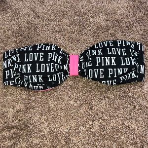 FINAL PRICE DROP*Strapless pink bathing suit top